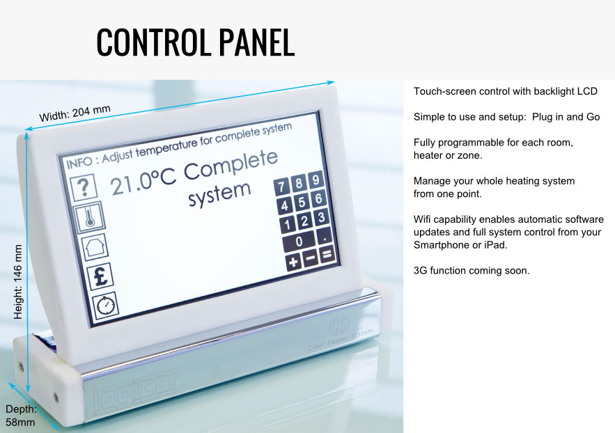 Clear Heater System - Control Panel