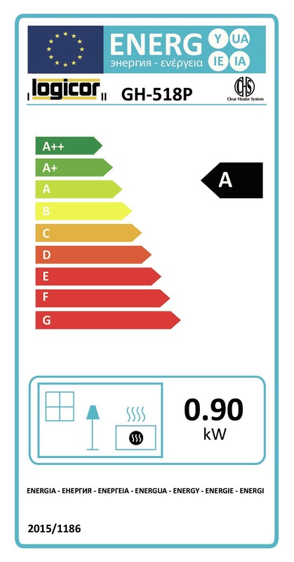 Energy Rating for a portrait Infrared Panel